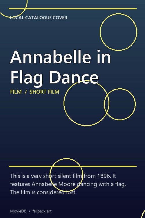 Annabelle in Flag Dance poster