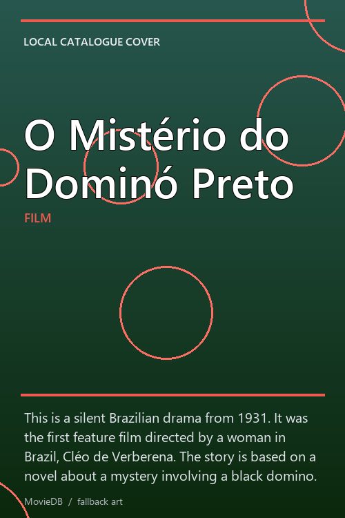 O Mistério do Dominó Preto poster