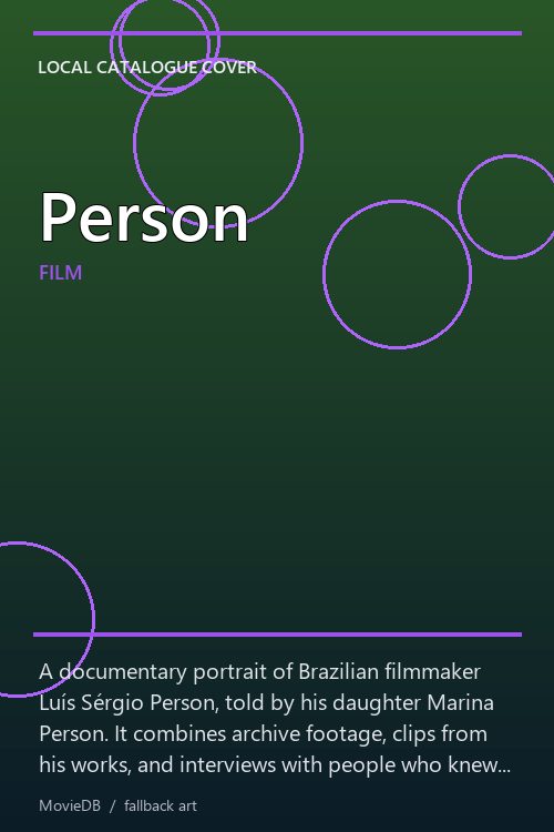 Person poster