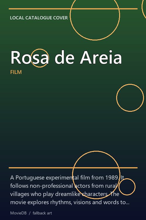 Rosa de Areia poster