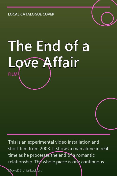 The End of a Love Affair poster