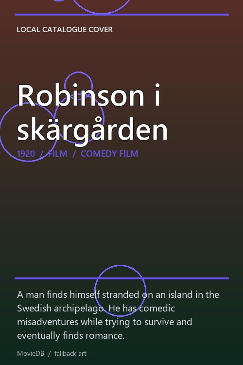 Robinson i skärgården poster