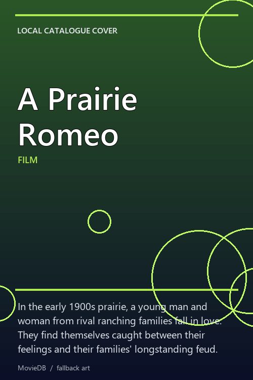 A Prairie Romeo poster