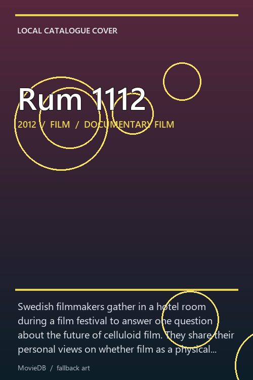 Rum 1112 poster