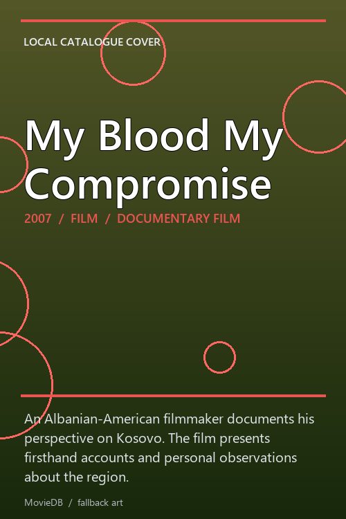 My Blood My Compromise poster