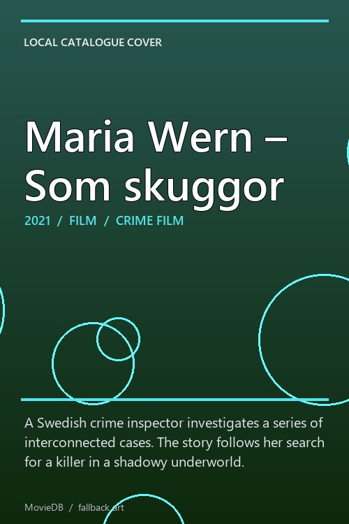 Maria Wern – Som skuggor poster