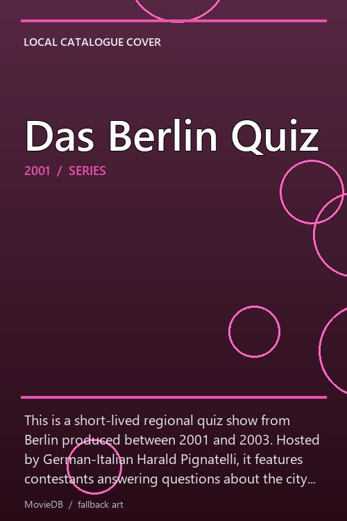 Das Berlin Quiz poster