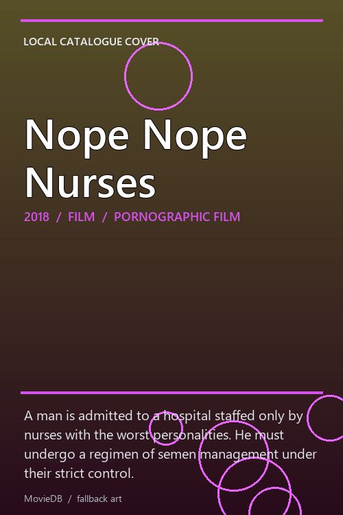 Nope Nope Nurses poster