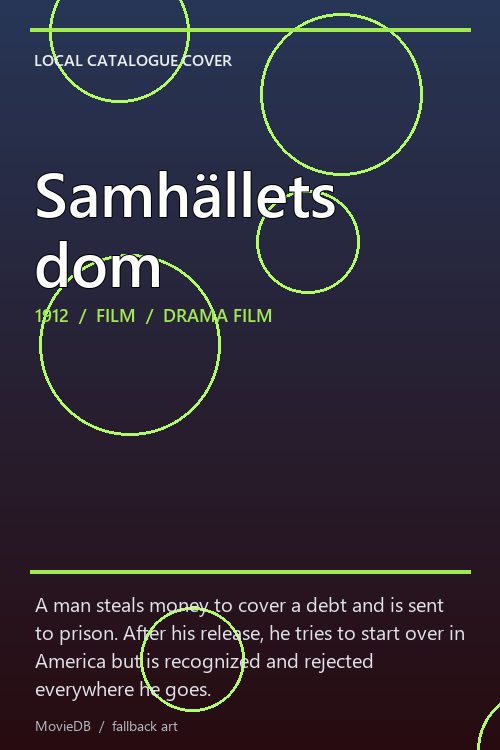 Samhällets dom poster