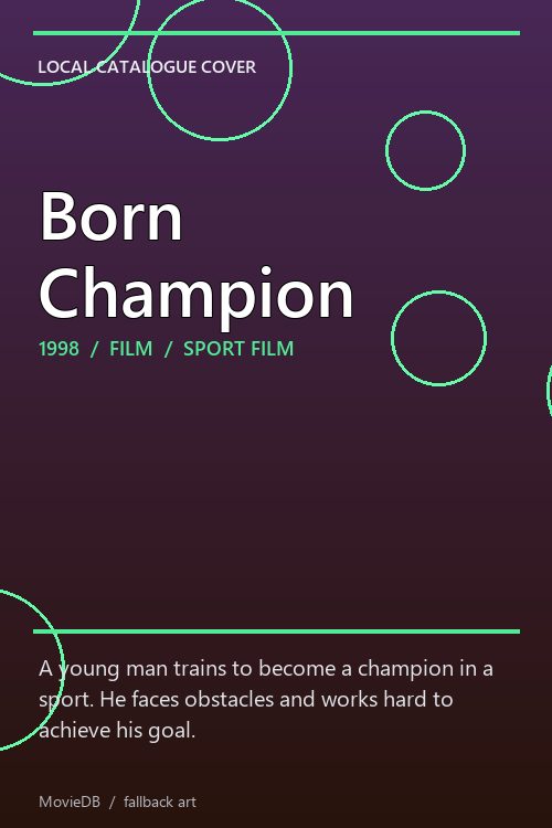Born Champion poster