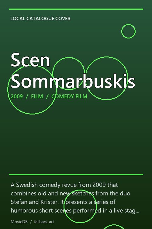 Scen Sommarbuskis poster