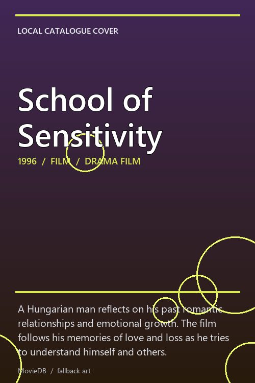 School of Sensitivity poster