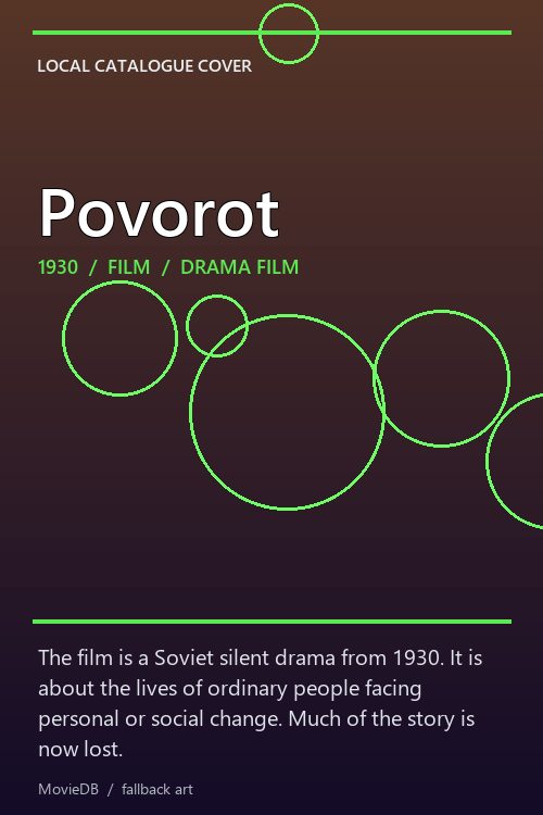 Povorot poster