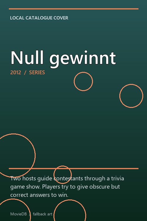 Null gewinnt poster