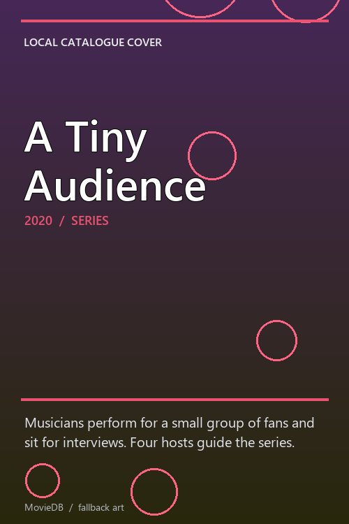 A Tiny Audience poster