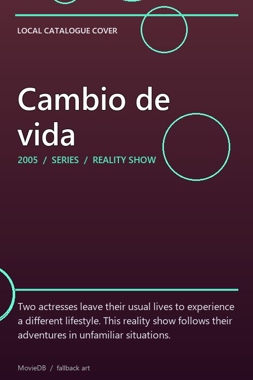 Cambio de vida poster