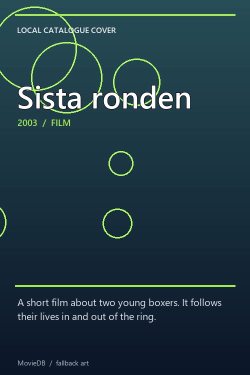 Sista ronden poster