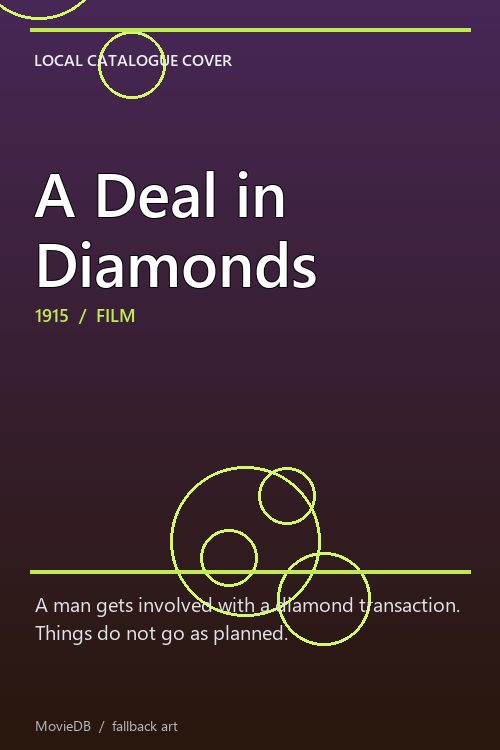 A Deal in Diamonds poster