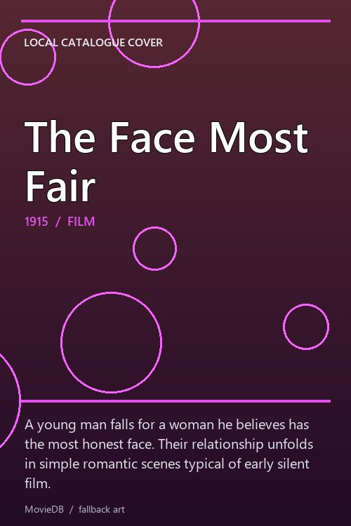 The Face Most Fair poster