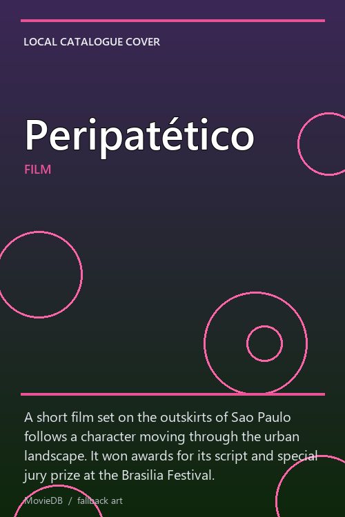Peripatético poster