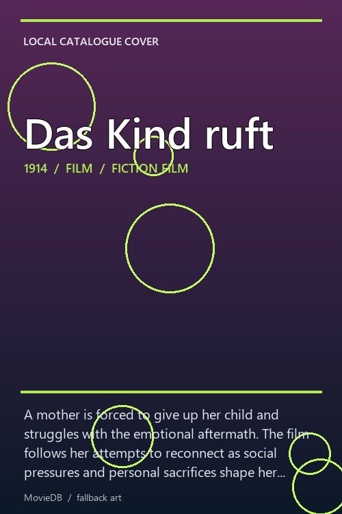 Das Kind ruft poster