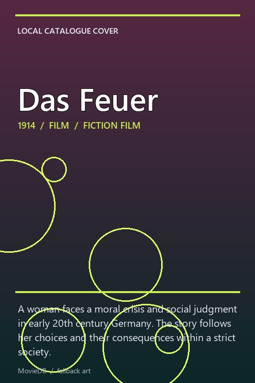 Das Feuer poster