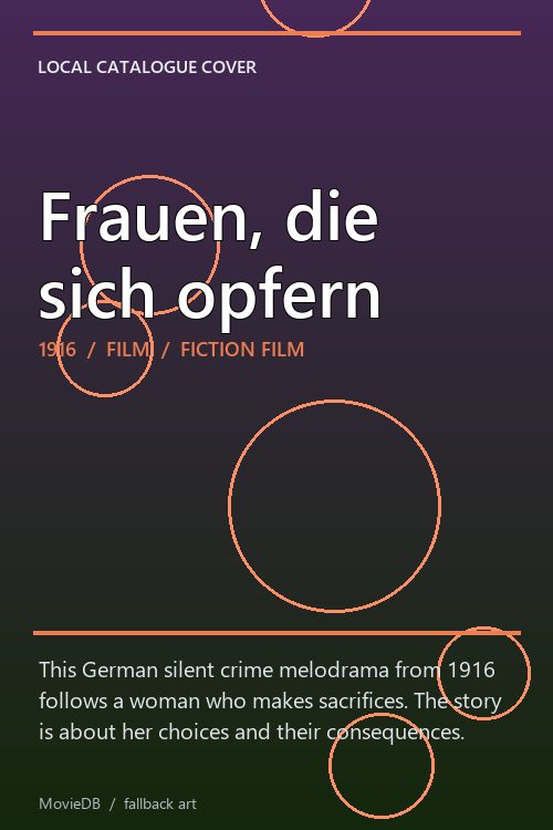 Frauen, die sich opfern poster