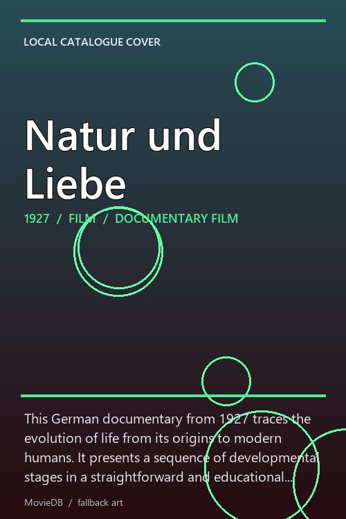 Natur und Liebe poster