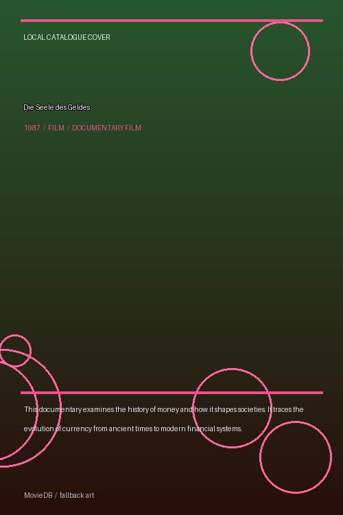 Die Seele des Geldes poster