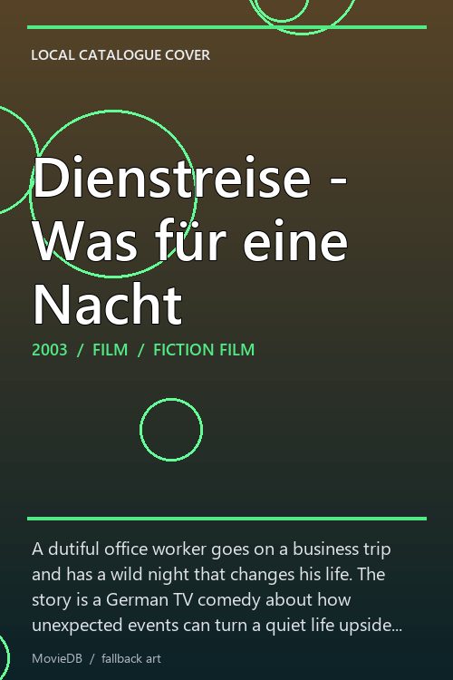 Dienstreise - Was für eine Nacht poster