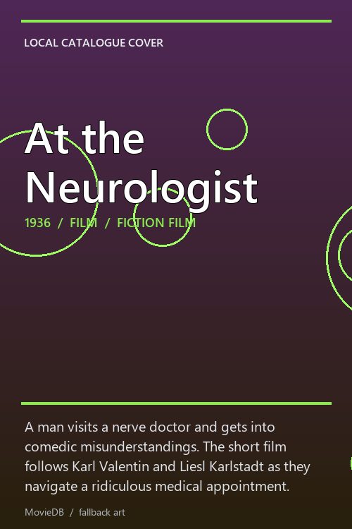 At the Neurologist poster