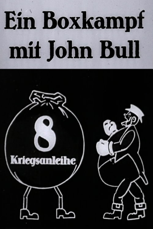 A boxing fight with John Bull poster