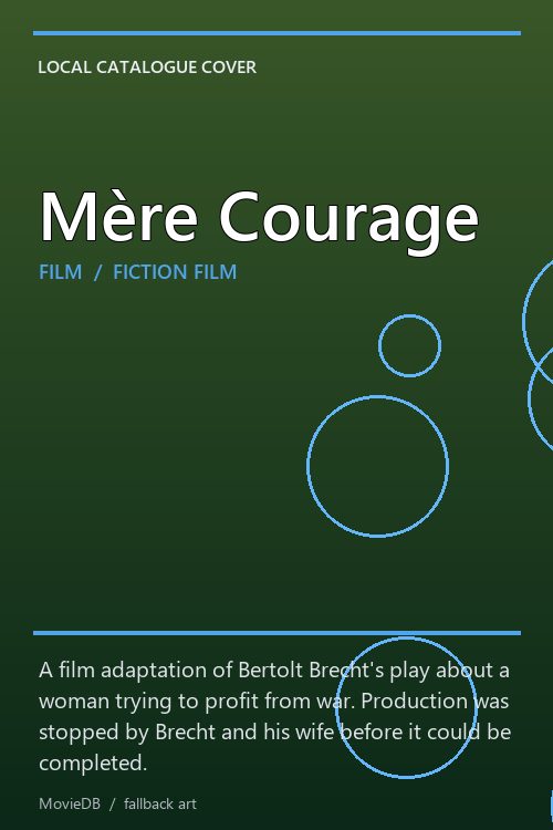 Mère Courage poster