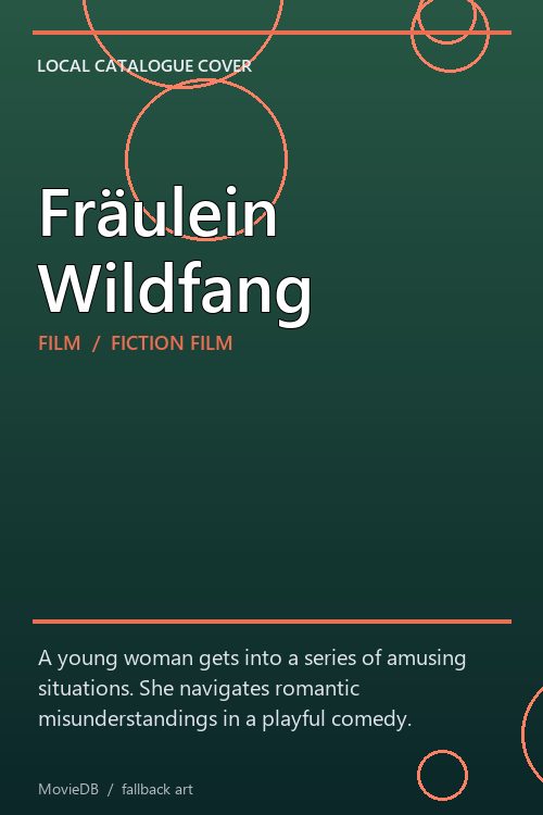 Fräulein Wildfang poster