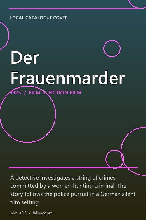 Der Frauenmarder poster