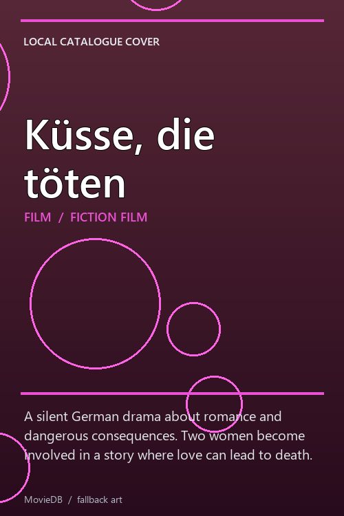 Küsse, die töten poster