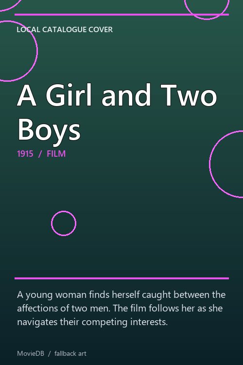 A Girl and Two Boys poster