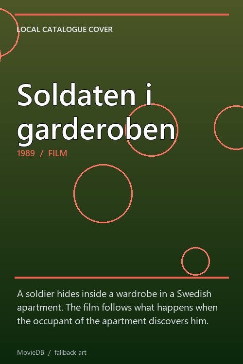 Soldaten i garderoben poster