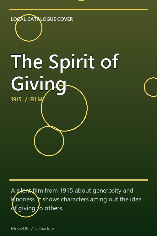 The Spirit of Giving poster