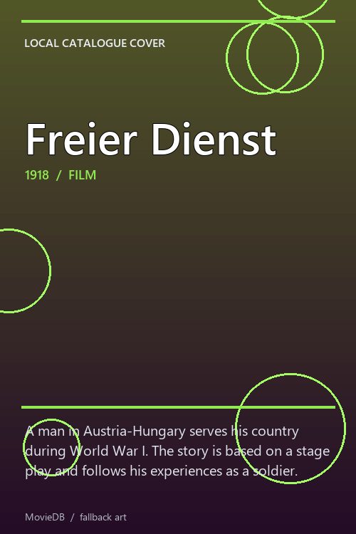 Freier Dienst poster