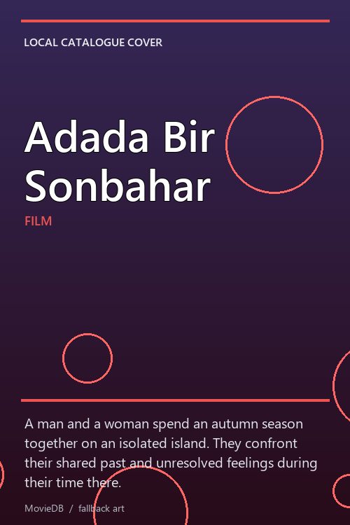 Adada Bir Sonbahar poster