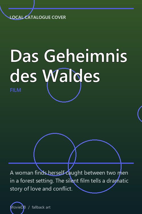Das Geheimnis des Waldes poster