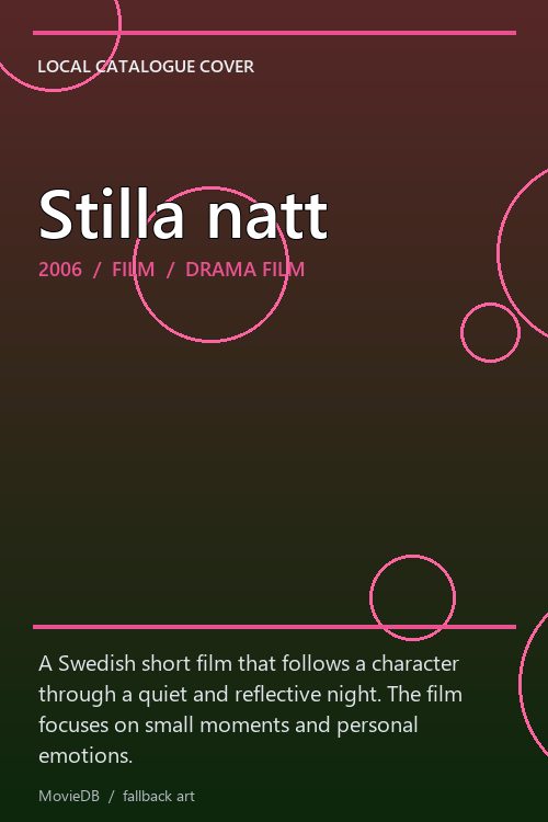 Stilla natt poster