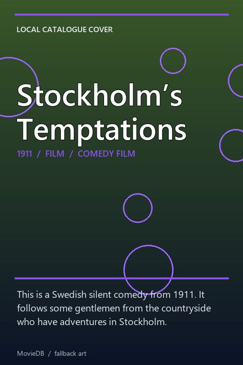 Stockholm’s Temptations poster