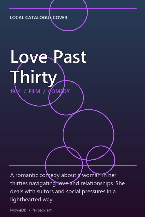 Love Past Thirty poster