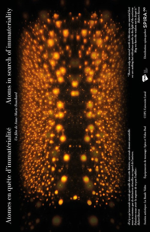 Atoms in search of immateriality poster