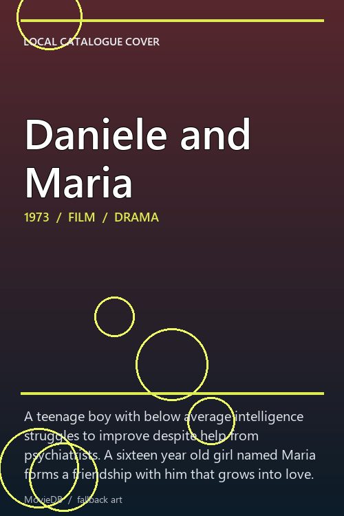 Daniele and Maria poster