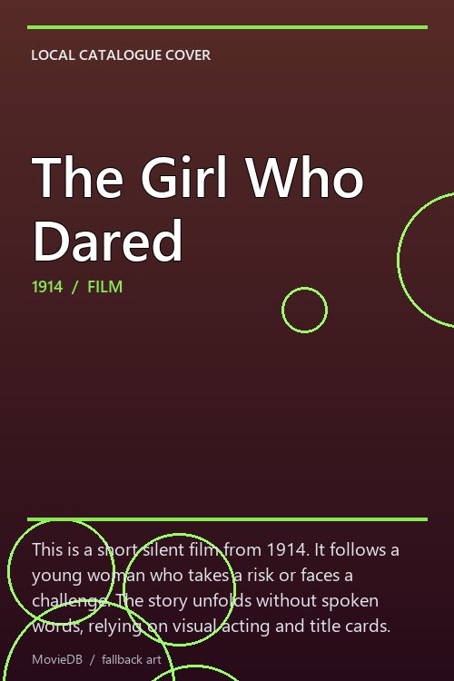 The Girl Who Dared poster