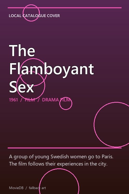 The Flamboyant Sex poster
