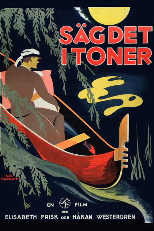 Säg det i toner poster